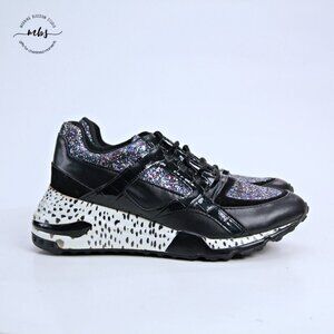 Steve Madden Barra Glitter Fashion Platform Sneakers Multicolor Women 8.5